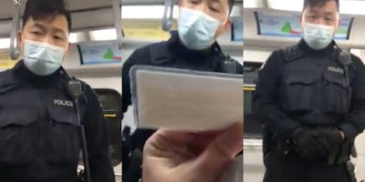 Anti Mask Karen gets arrested in Canada video