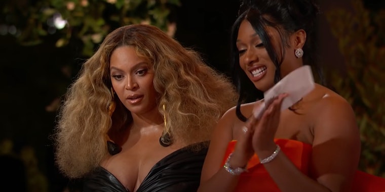 beyonce reacts to news she tied for a grammy record