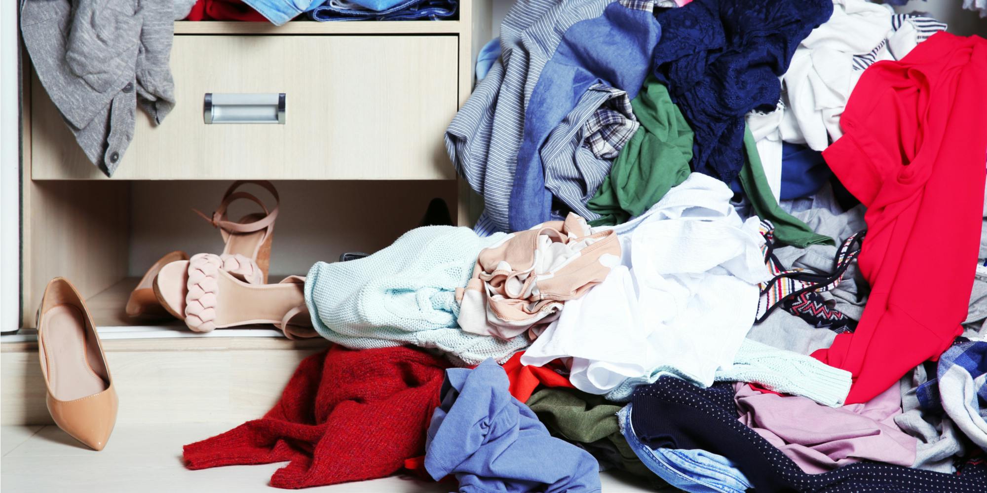 Messy closet self-care newsletter