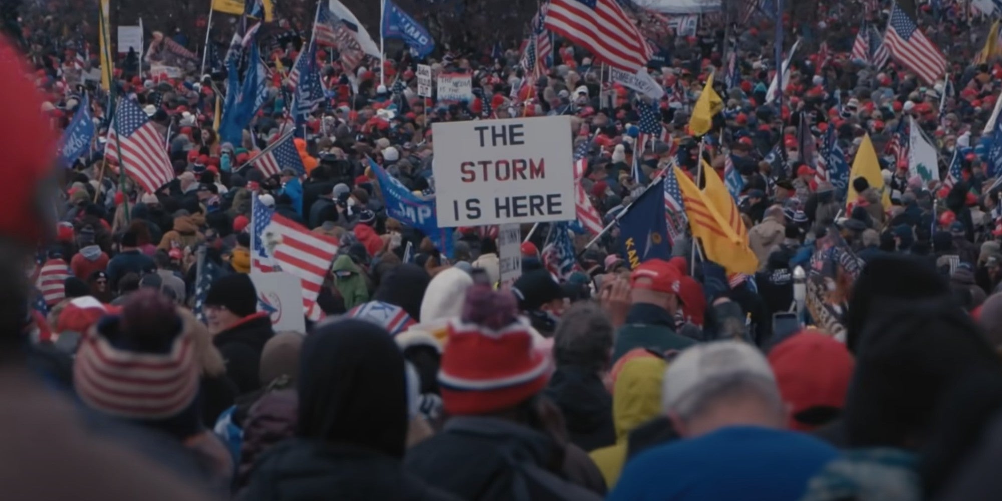Trump supporters at the Capitol riot