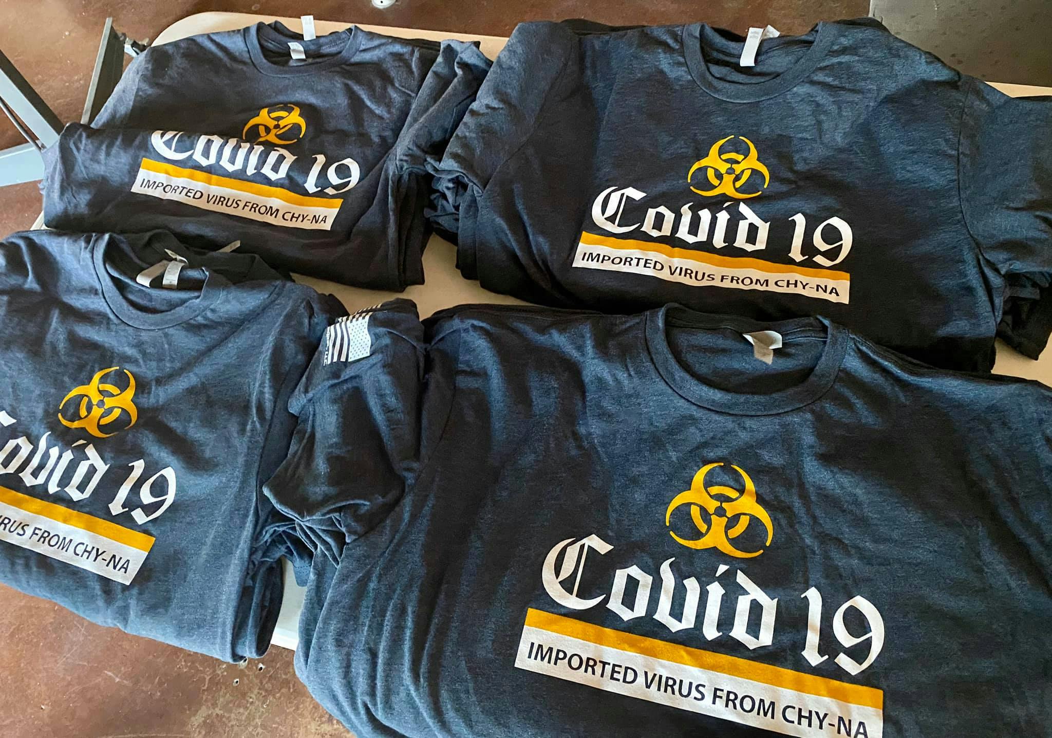 Georgia sheriff who defended spa shooter shares racist COVID 19 shirt