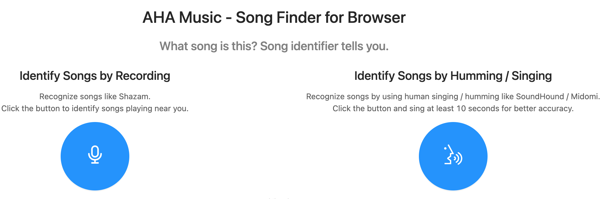 song finder online url