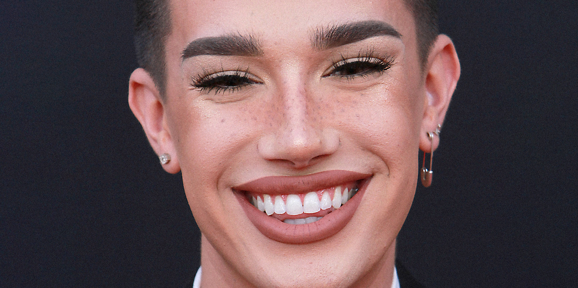 James Charles smiling at the camera.