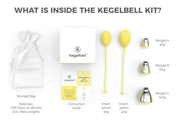 What's in the Kegelbell kit