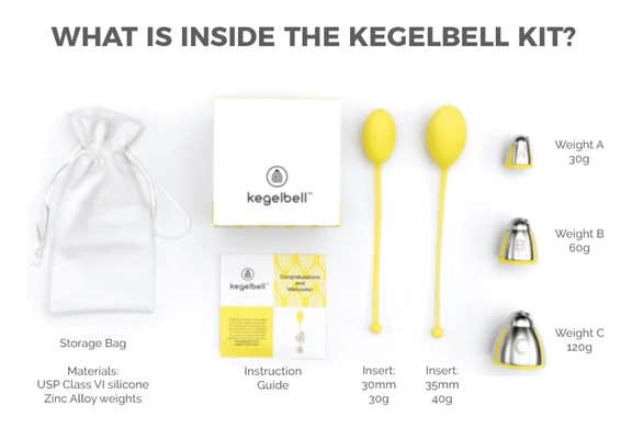 What's in the Kegelbell kit