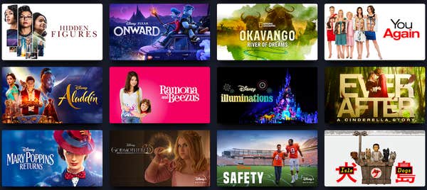 movies on disney plus