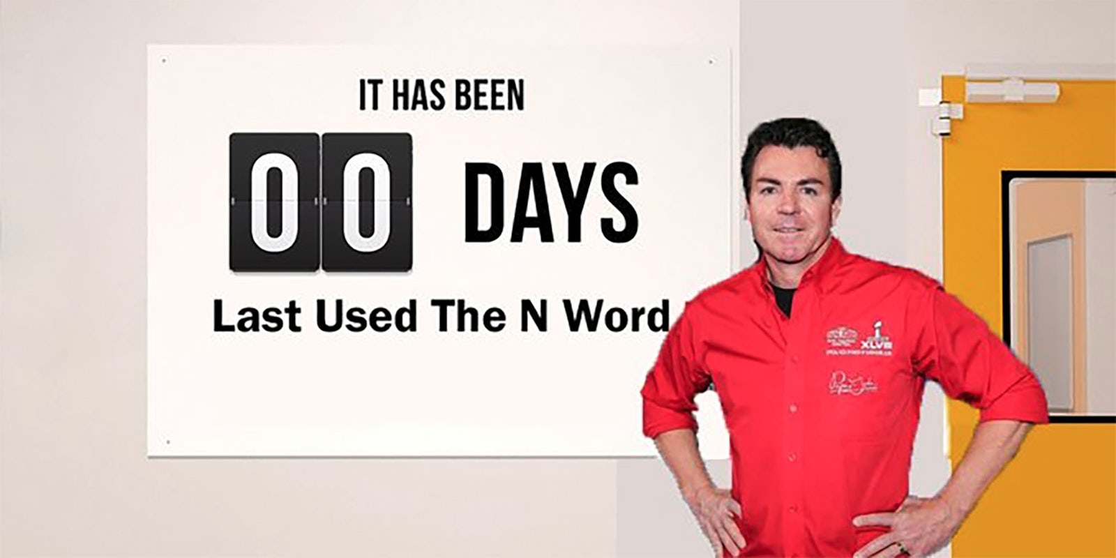 papa johns founder n-word 20 month