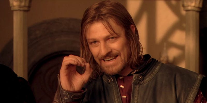 one does not simply walk into mordor meme