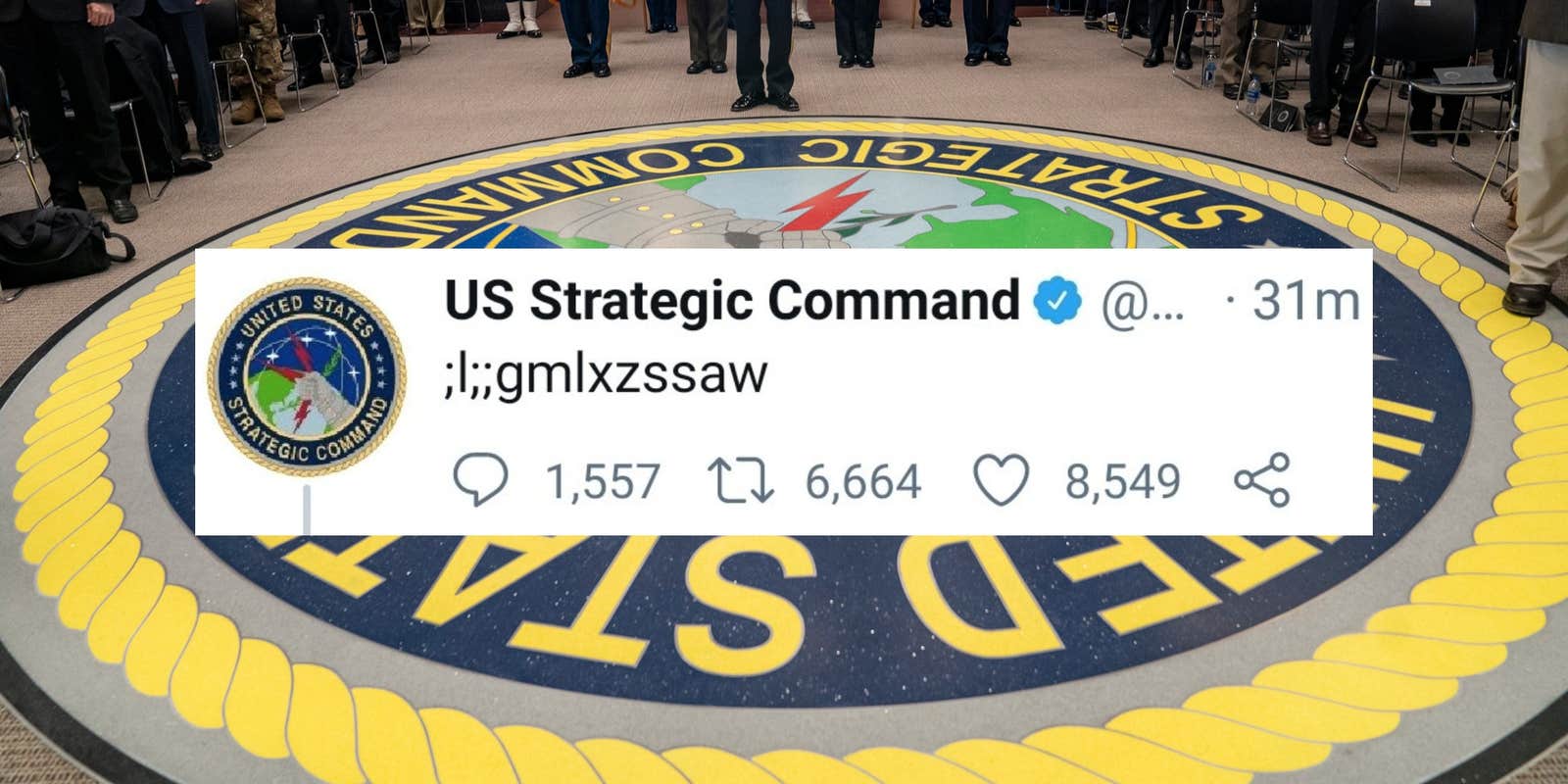 That Gibberish Tweet From U.S. Strategic Command Came From A Child