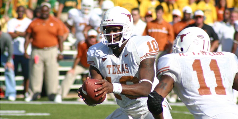 Former Texas quarterback Vince Young