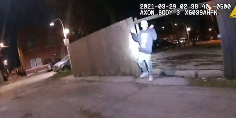 Bodycam footage shows Adam Toledo complying with orders before being fatally shot