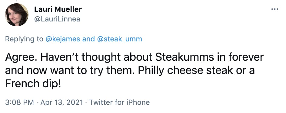 Agree. Haven’t thought about Steakumms in forever and now want to try them. Philly cheese steak or a French dip!