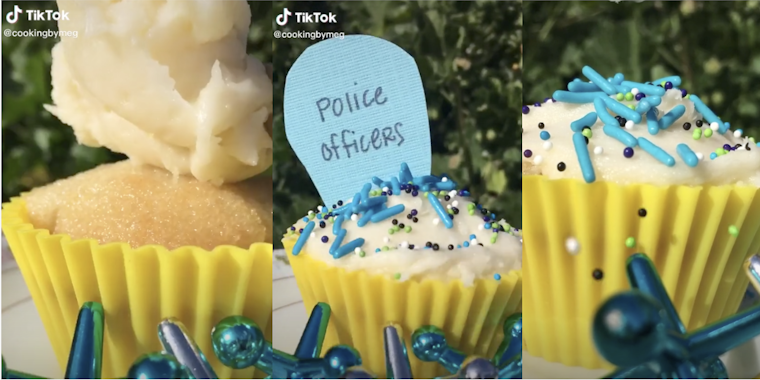 TikToker tries to end police brutality with a cupcake video