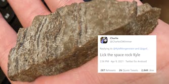 Scientist licks Martian space rock for Twitter clout