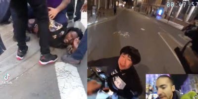 bystanders intervene to help asian people