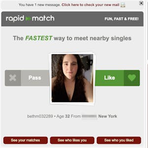 Match BDSM's rapid match BDSM dating feature