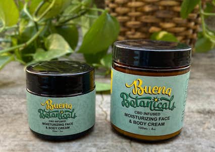buena botanicals cbd cream for body and face