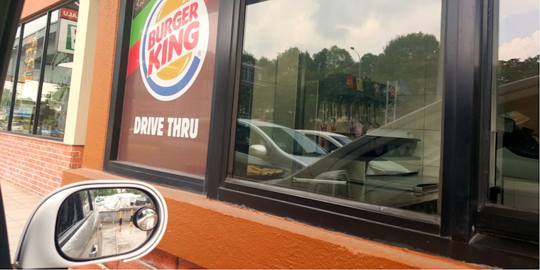 Burger King drive-thru