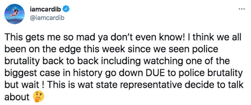cardi b tweet about glenn grothman
