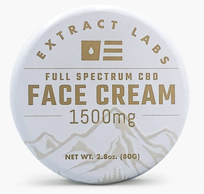 Extract Labs' CBD salve for the face.