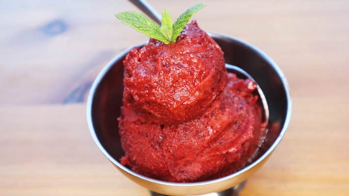 cherry sorbet