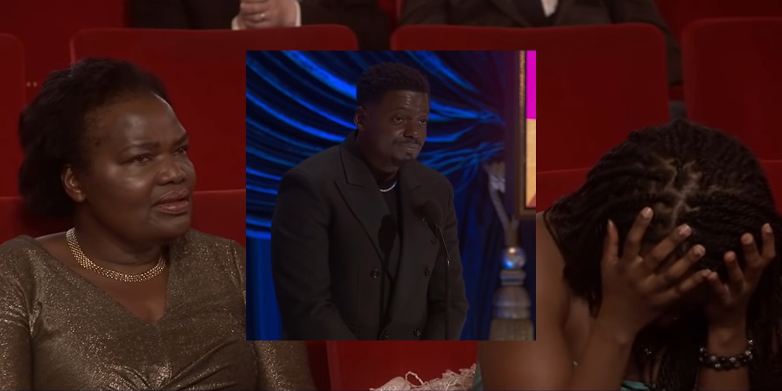 Daniel Kaluuya's mother and sister react to his Oscar acceptance speech