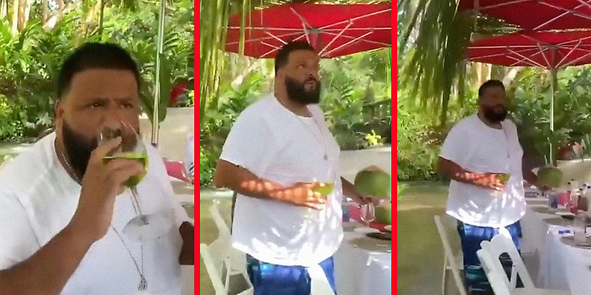 DJ Khaled Teasing a New Drink Becomes a Reaction Meme