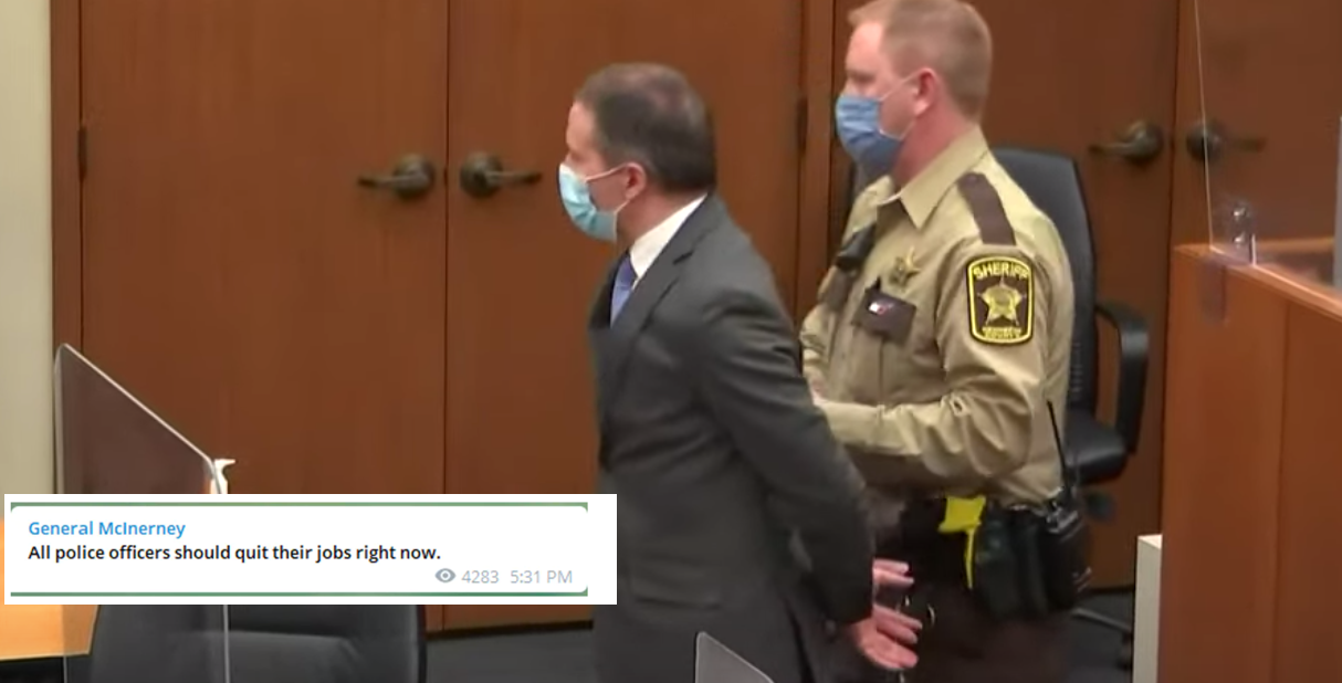 derek chauvin handcuffed after sentencing