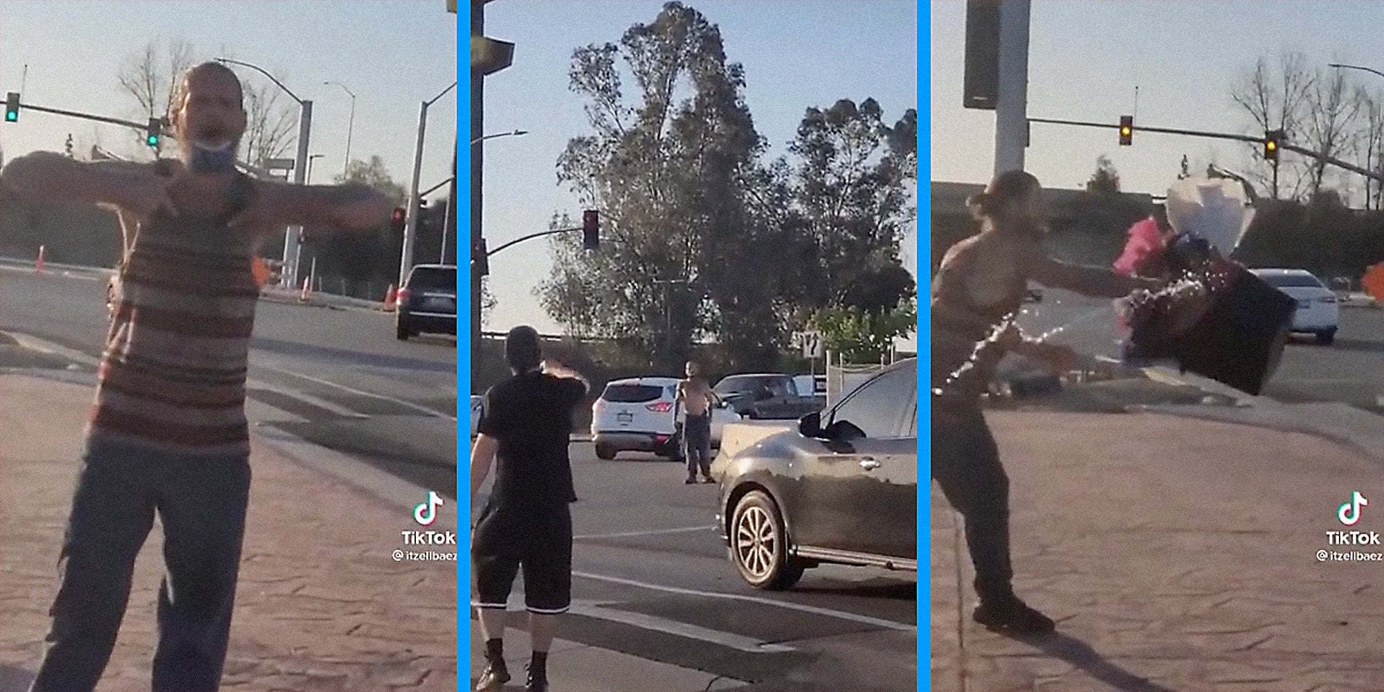 TikTok shows white man throwing out Hispanic street vendor’s flowers