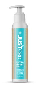 JustCBD's ultra relief gel for pain