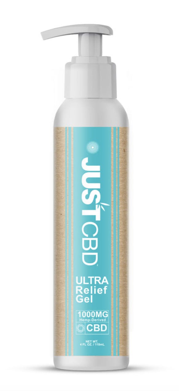 JustCBD's ultra relief gel for pain