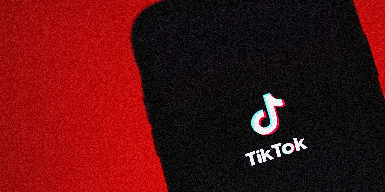 A phone with the TikTok logo.