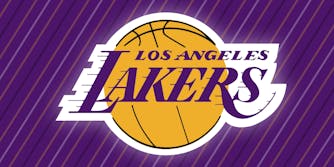 The Los Angeles Lakers logo.