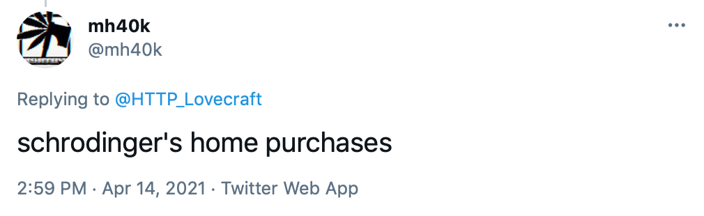 Won't someone think of the poor investors. How dare we try to compete for some of their inventory 🙄