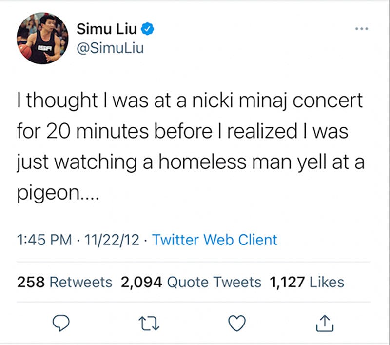 Shang-Chi's Simu Liu Splits Social Media with Resurfaced Sexist, Racist  Posts