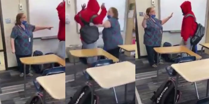 teacher calls student the n-word video