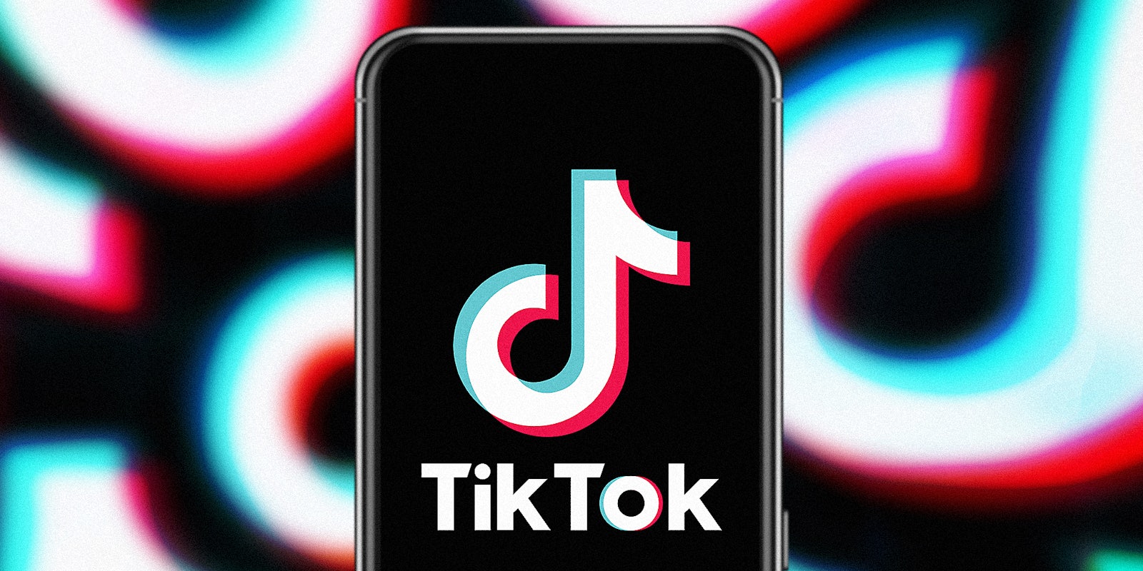 A cell phone using the TikTok app.