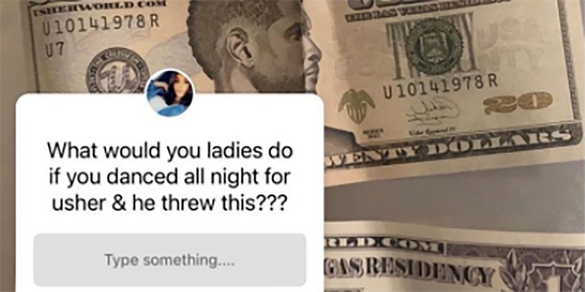 usher fake money