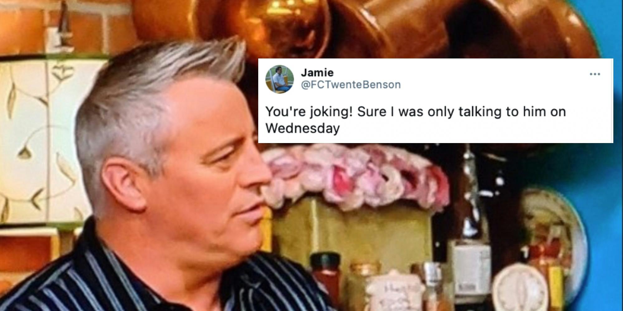 Matt LeBlanc Irish Uncle Twitter Meme After Friends Reunion