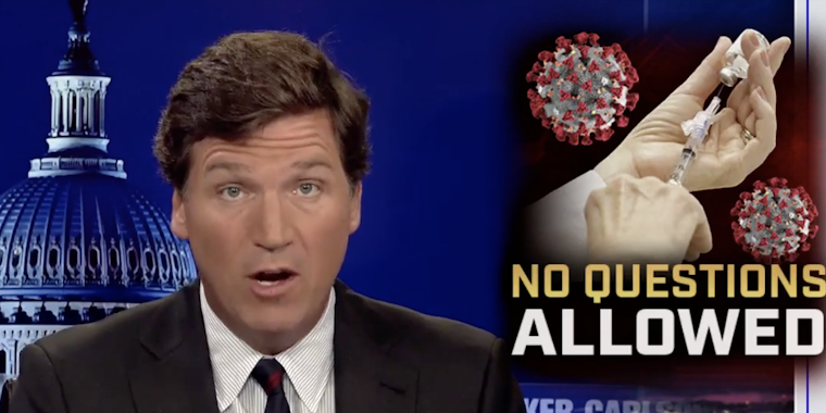 People want to know if Tucker Carlson is vaccinated follwoing his anti-vaccine propaganda