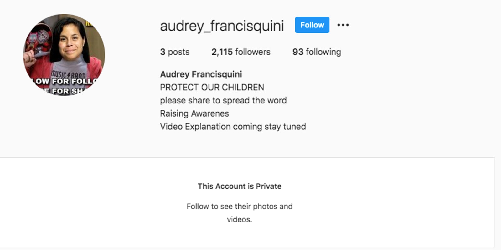 audrey_francisquini's instagram account