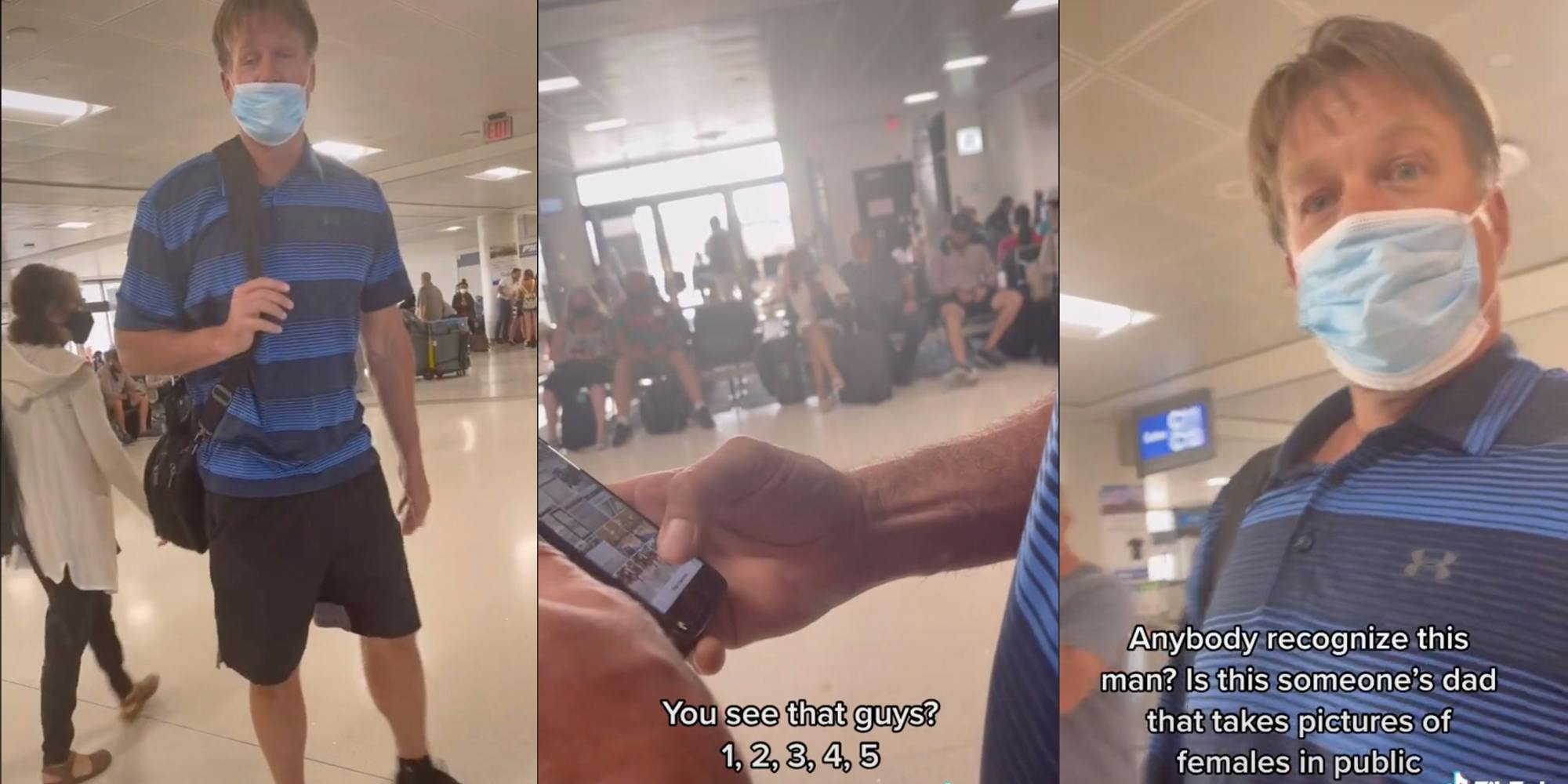 'Creepy' man takes photos of women in public - confrontation