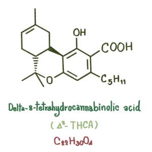 Delta-8 THC structure