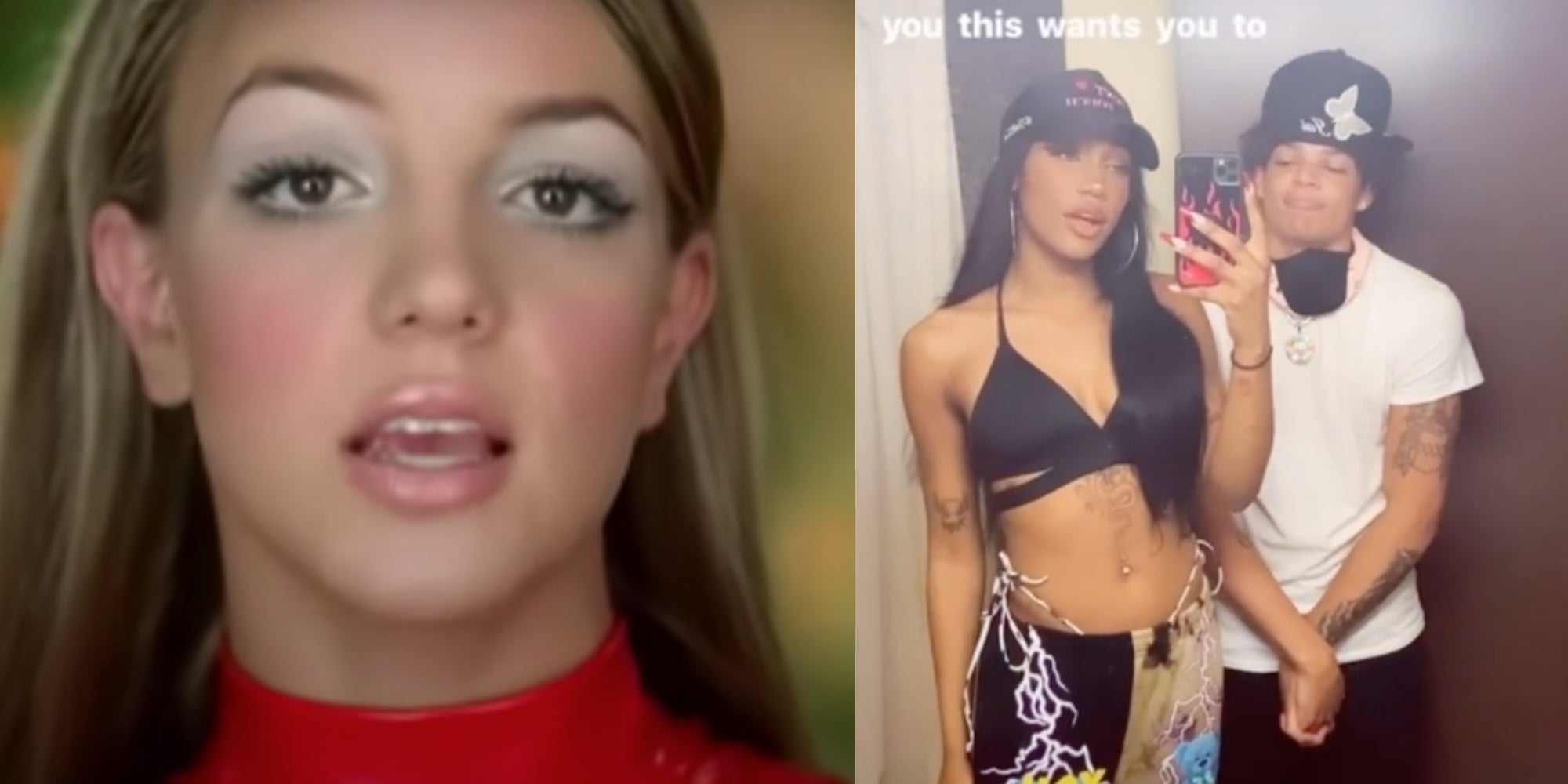 britney spears and heyo tiktok meme