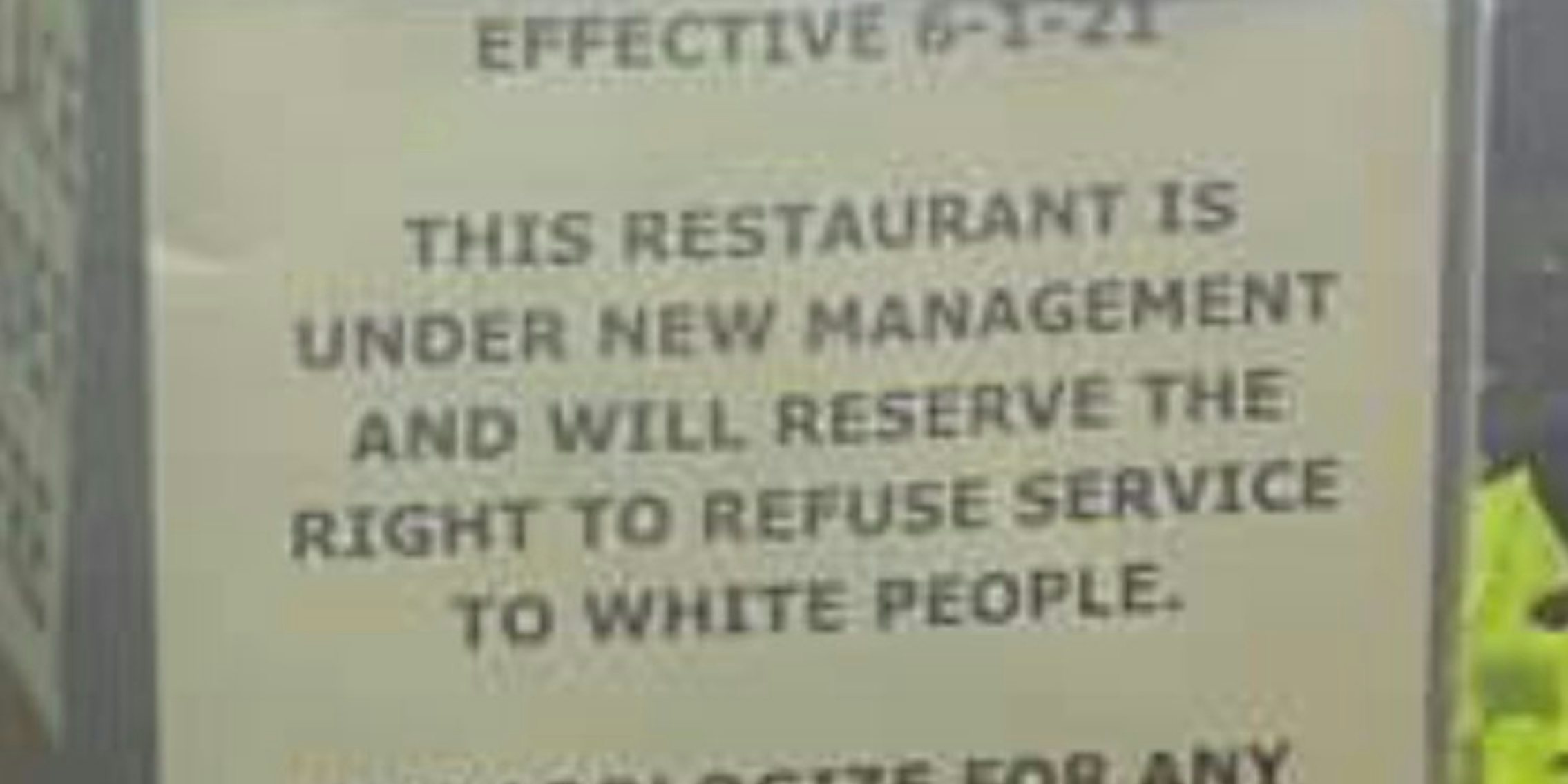 popeyes white people sign
