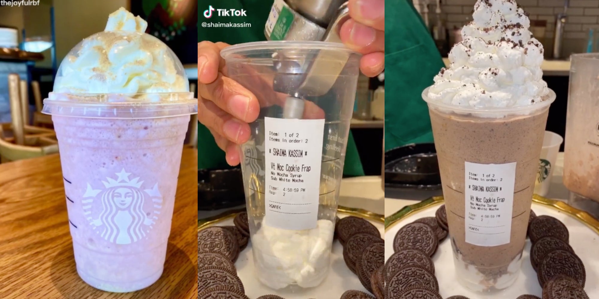 starbucks tiktok orders