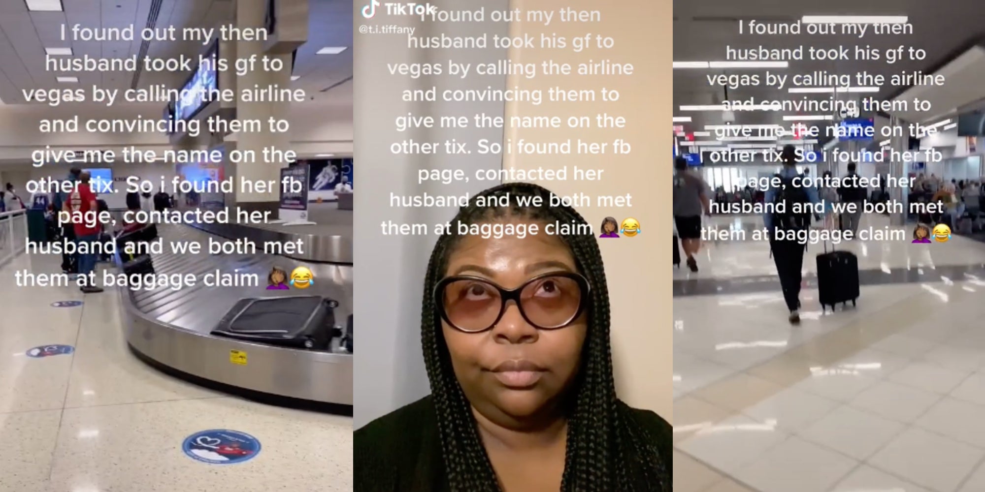 TikToker Meets Cheating Husband, His Girlfriend at Airport