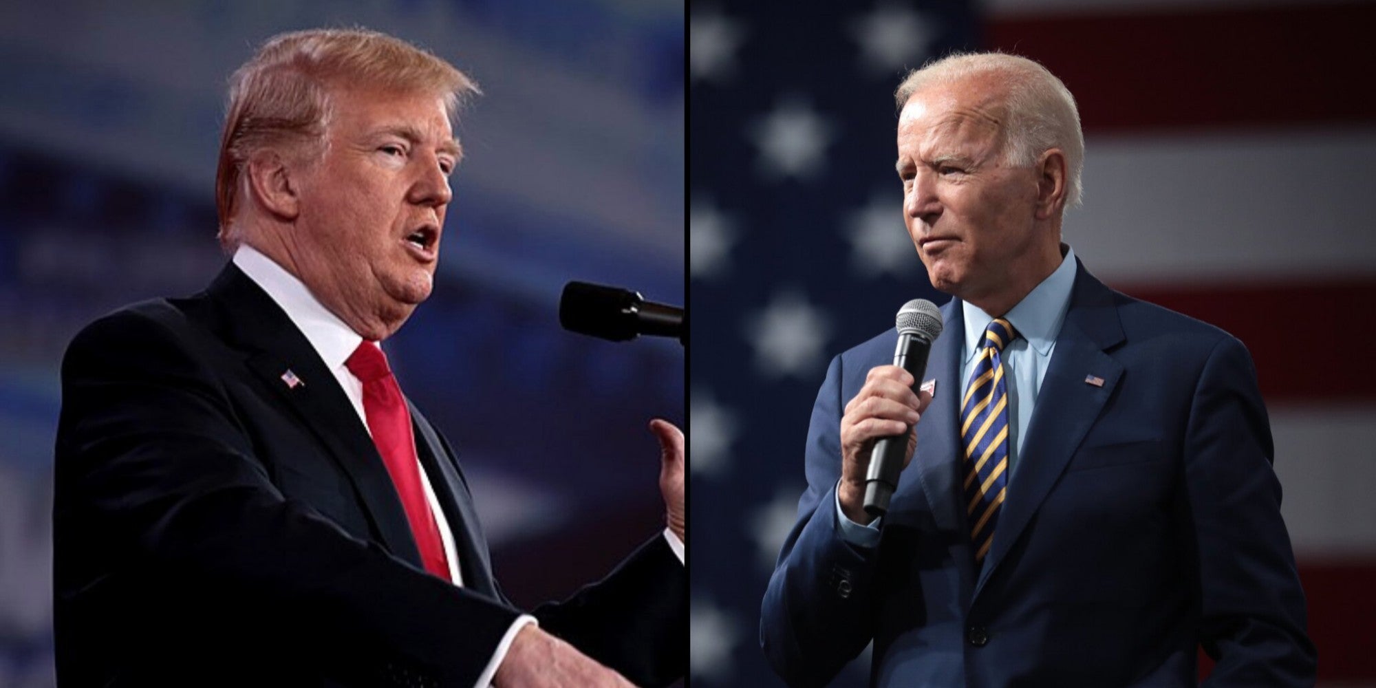 Donald Trump and Joe Biden