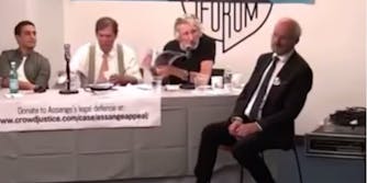 Roger Waters discussing Zuckerberg's request at forum