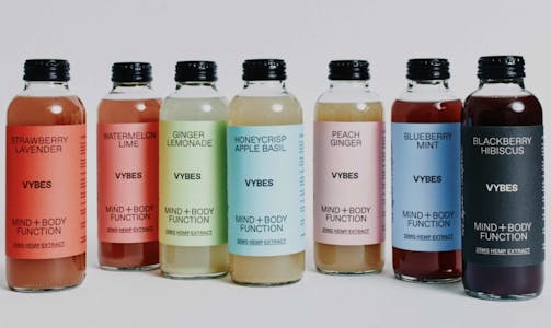 VYBES line of hemp infused beverages
